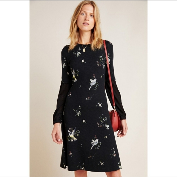 Anthropologie Aldomartins Bird Sweater Dress NWT - Picture 2 of 11